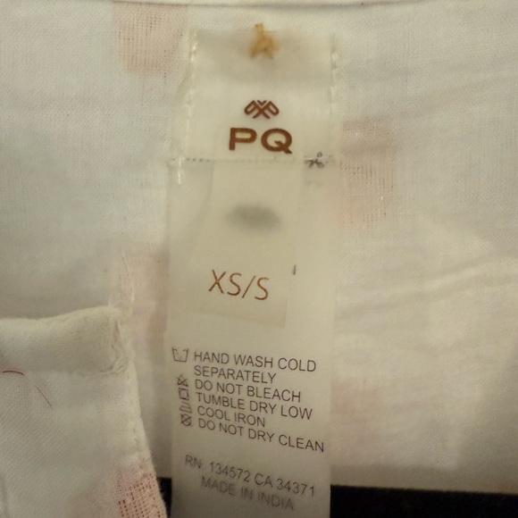 PQ Swim Brooke Tunic Flowy Smocked Long Sleeve Mini Dress - Picture 11 of 11